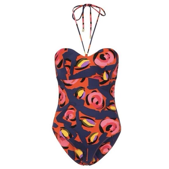 HUIT 8, Unforgettable 1 Piece Swim Suit 32D Floral - Picture 2 of 6